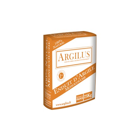 Enduit argile monocouche ARGILUS 25 kg