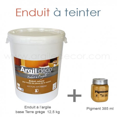 Enduit argile à teinter