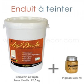 Enduit fin argile à teinter