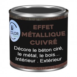 Cire cuivrée pour stuc, enduit et béton ciré