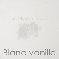 Stuc argile Blanc vanille