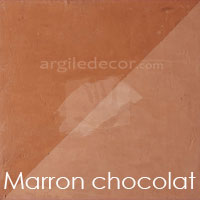 Stuc argile Marron chocolat