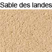 Enduit argile, teinte: Sable des landes